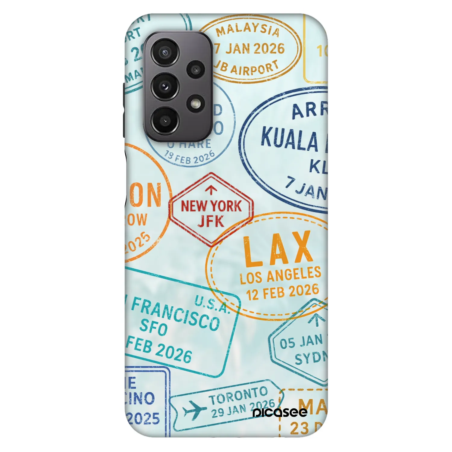 Picasee Fashion Case pre Samsung Galaxy A23 A235F 4G - PASSPORT EDITION