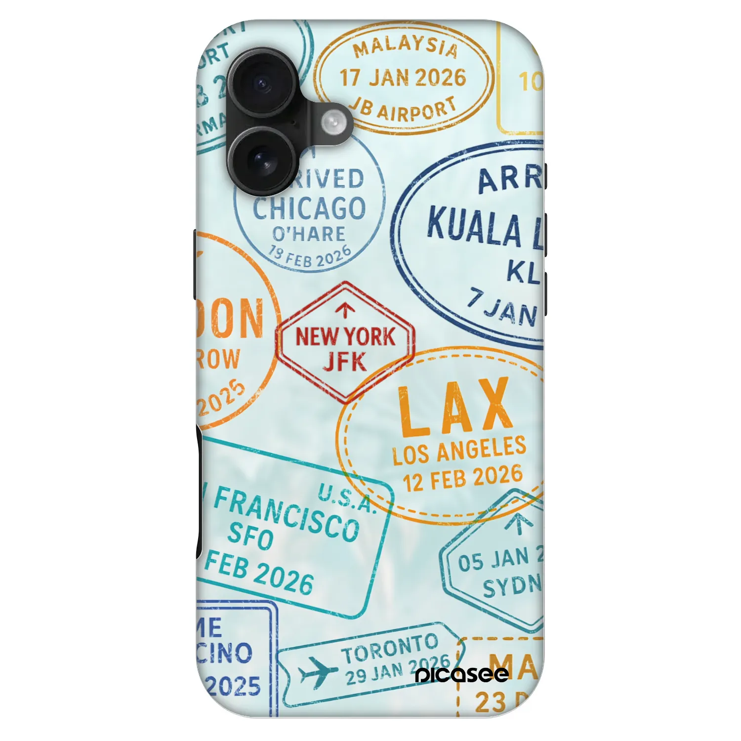 Picasee Fashion Case MagSafe pre Apple iPhone 16 Plus - PASSPORT EDITION