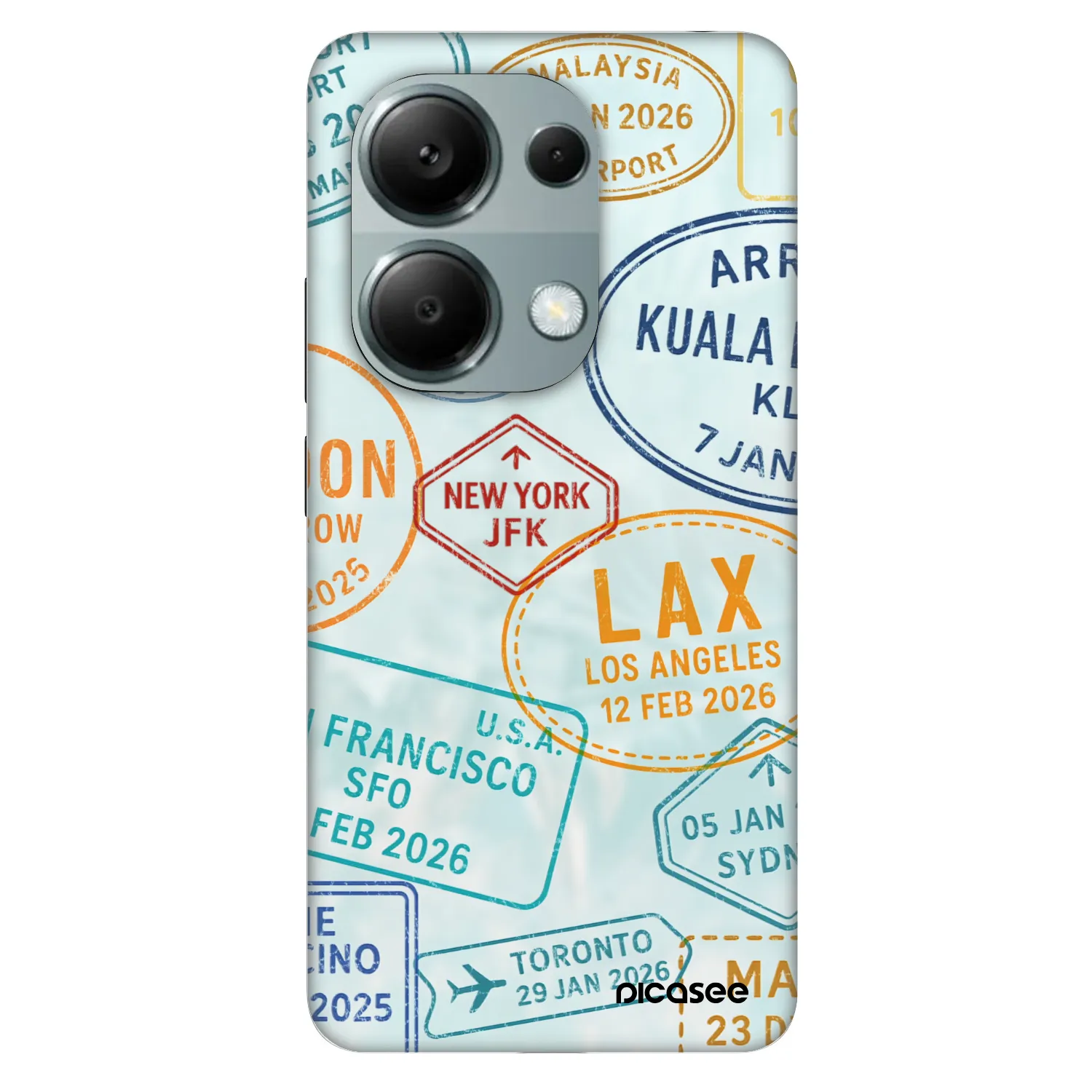 Fashion Case pre Xiaomi Redmi Note 13 Pro 4G - PASSPORT EDITION