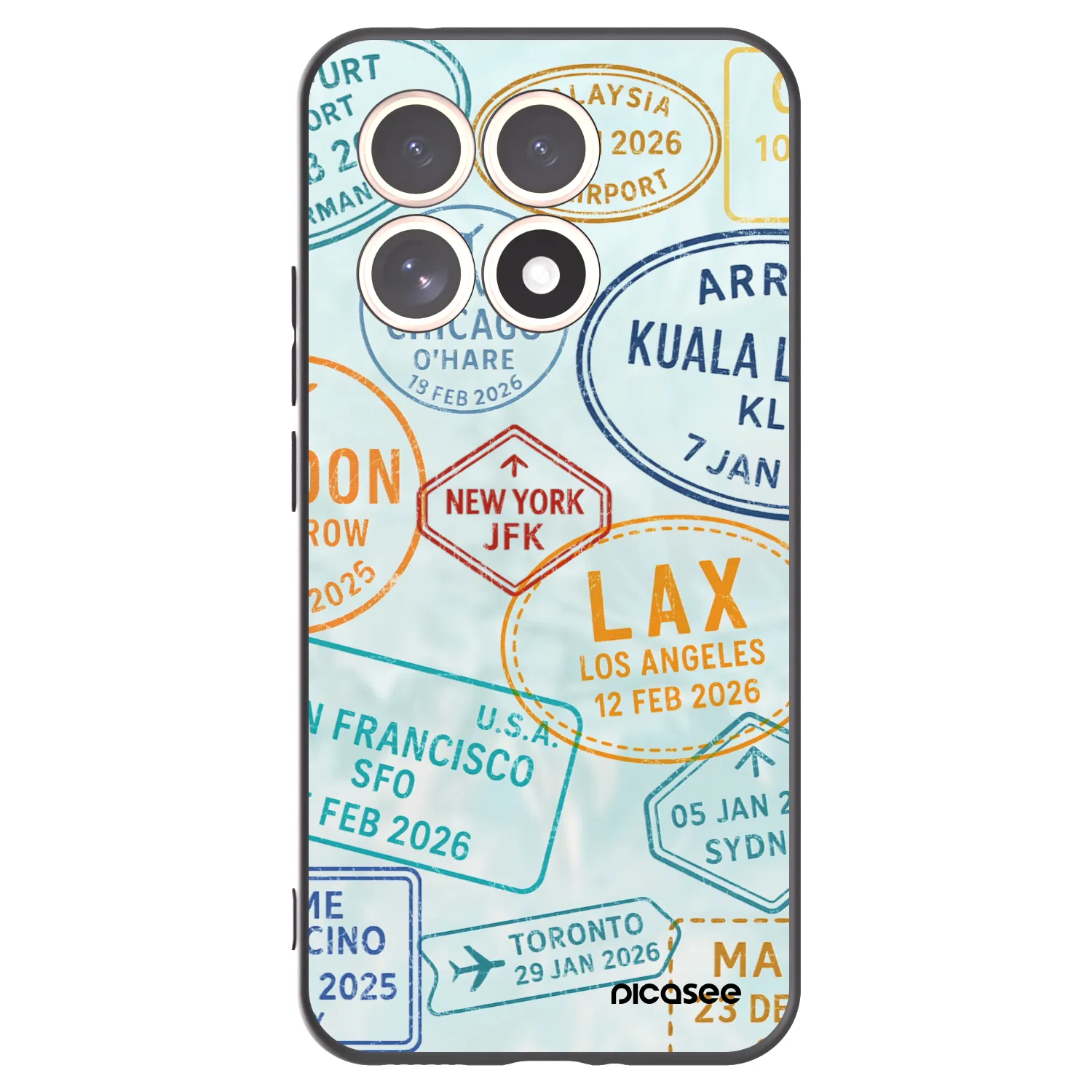 Picasee silikónový čierny obal pre Xiaomi 15T - PASSPORT EDITION