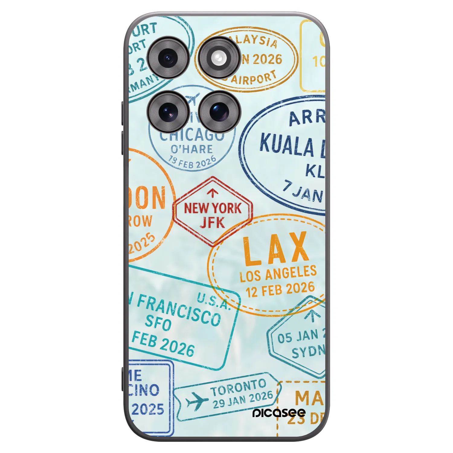 Picasee silikónový čierny obal pre Motorola Moto G77 - PASSPORT EDITION