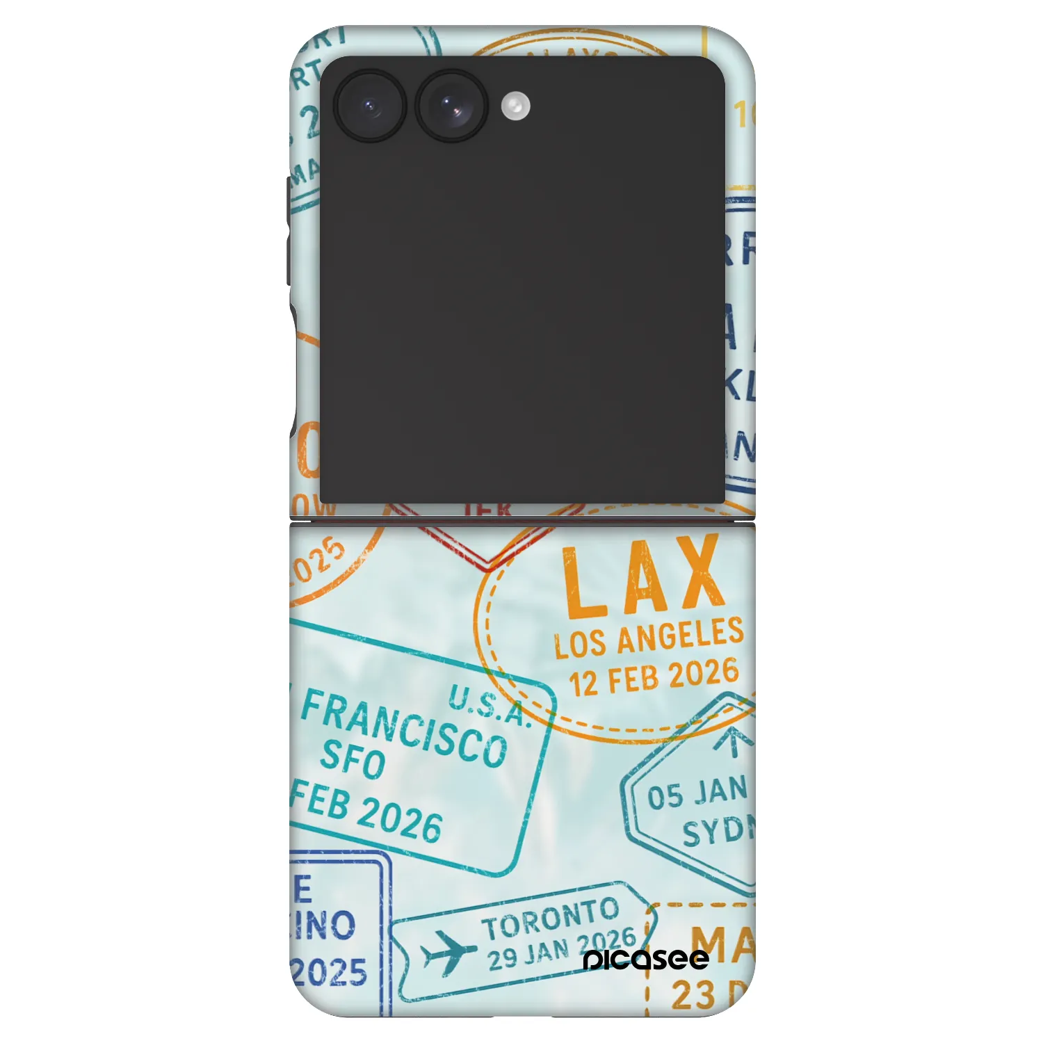 Picasee Fashion Case pre Samsung Galaxy Z Flip7 5G - PASSPORT EDITION