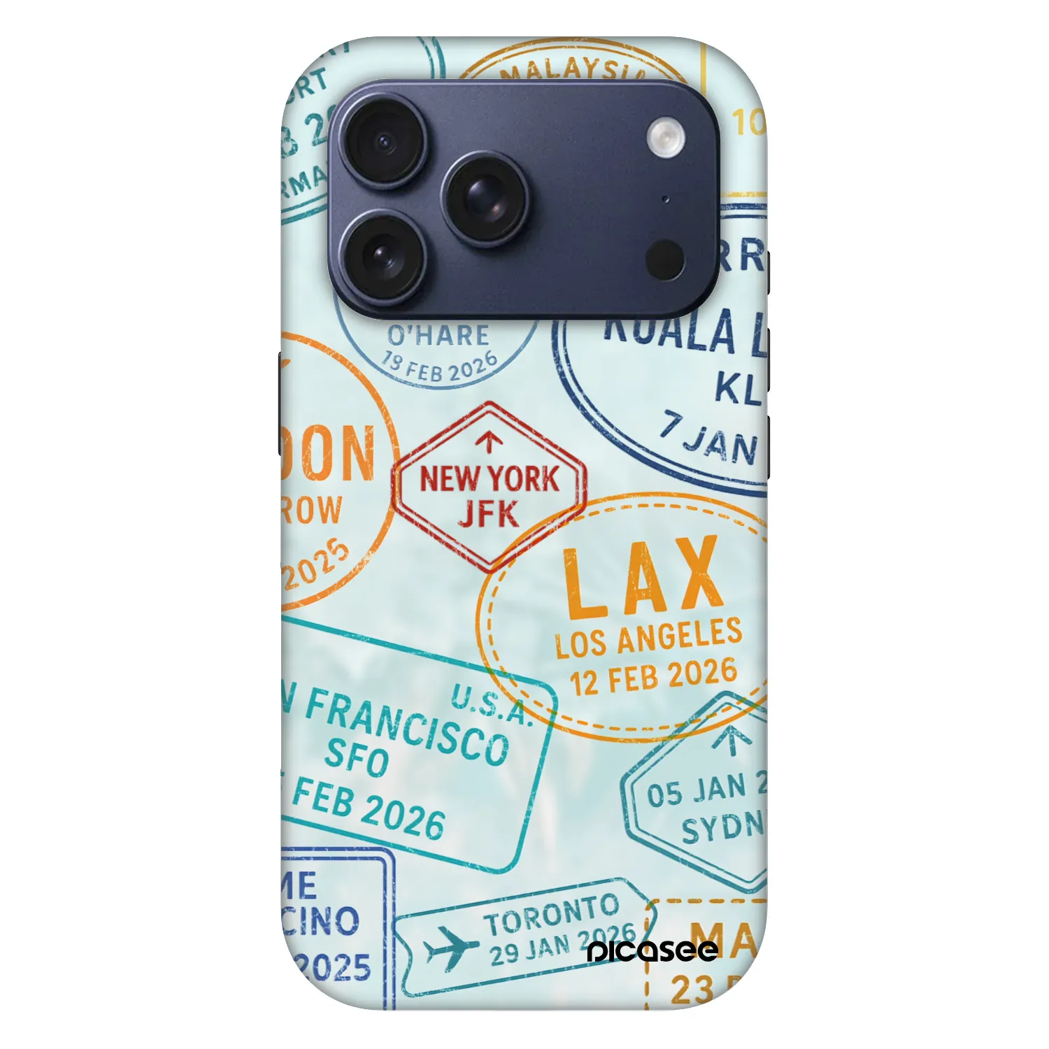 Picasee Fashion Case MagSafe pre Apple iPhone 18 Pro - PASSPORT EDITION