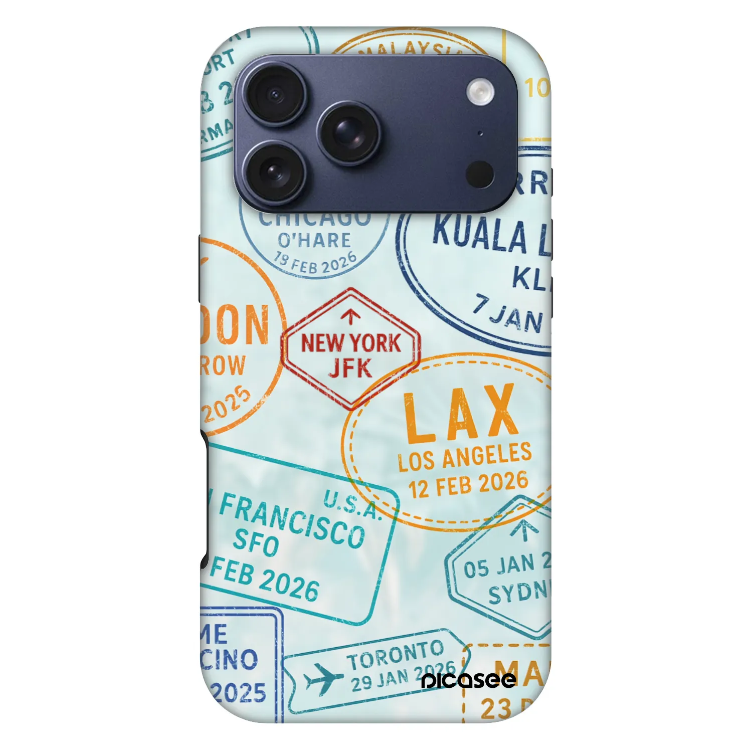 Picasee Fashion Case MagSafe pre Apple iPhone 18 Pro Max - PASSPORT EDITION