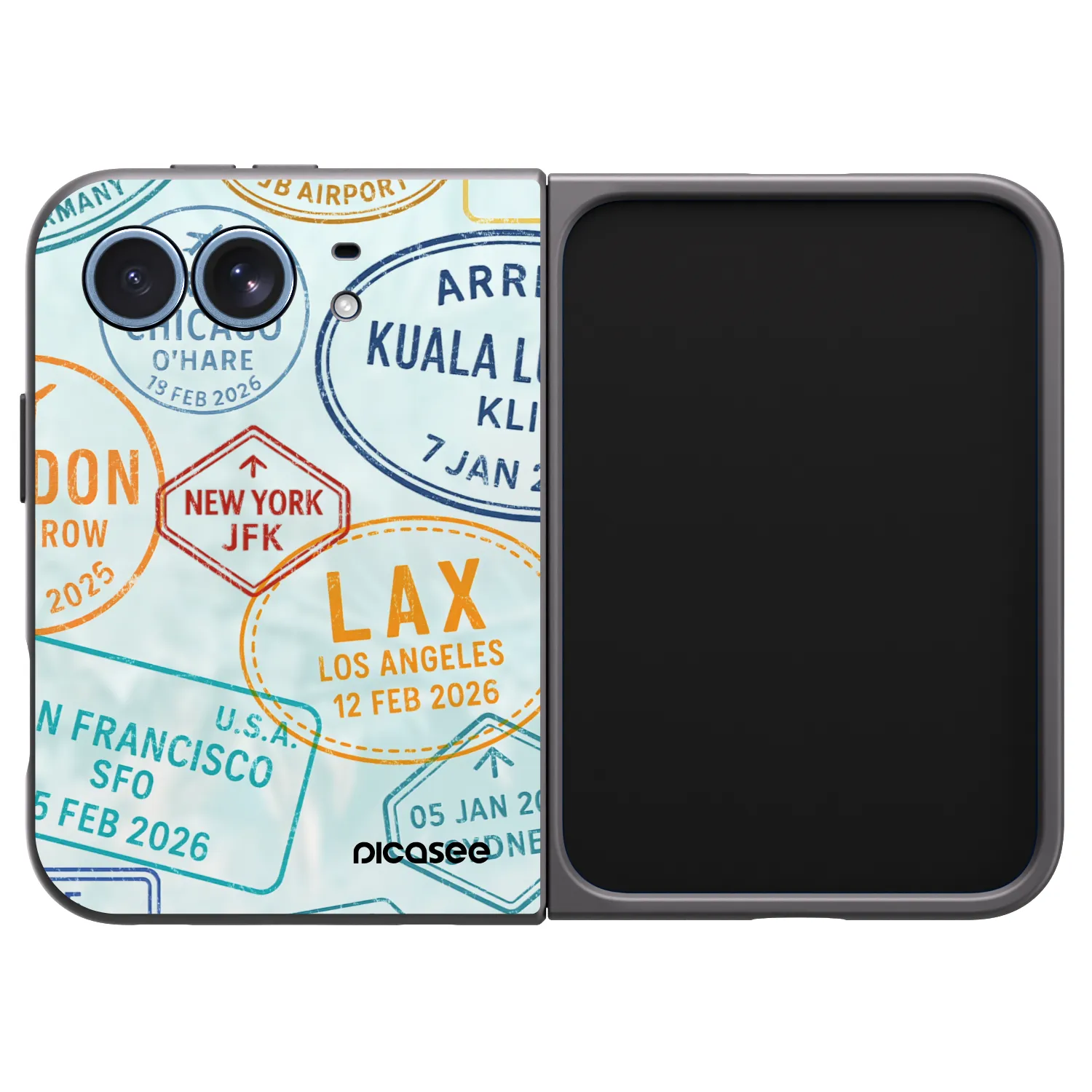 Picasee silikónový čierny obal pre Apple iPhone Ultra - PASSPORT EDITION