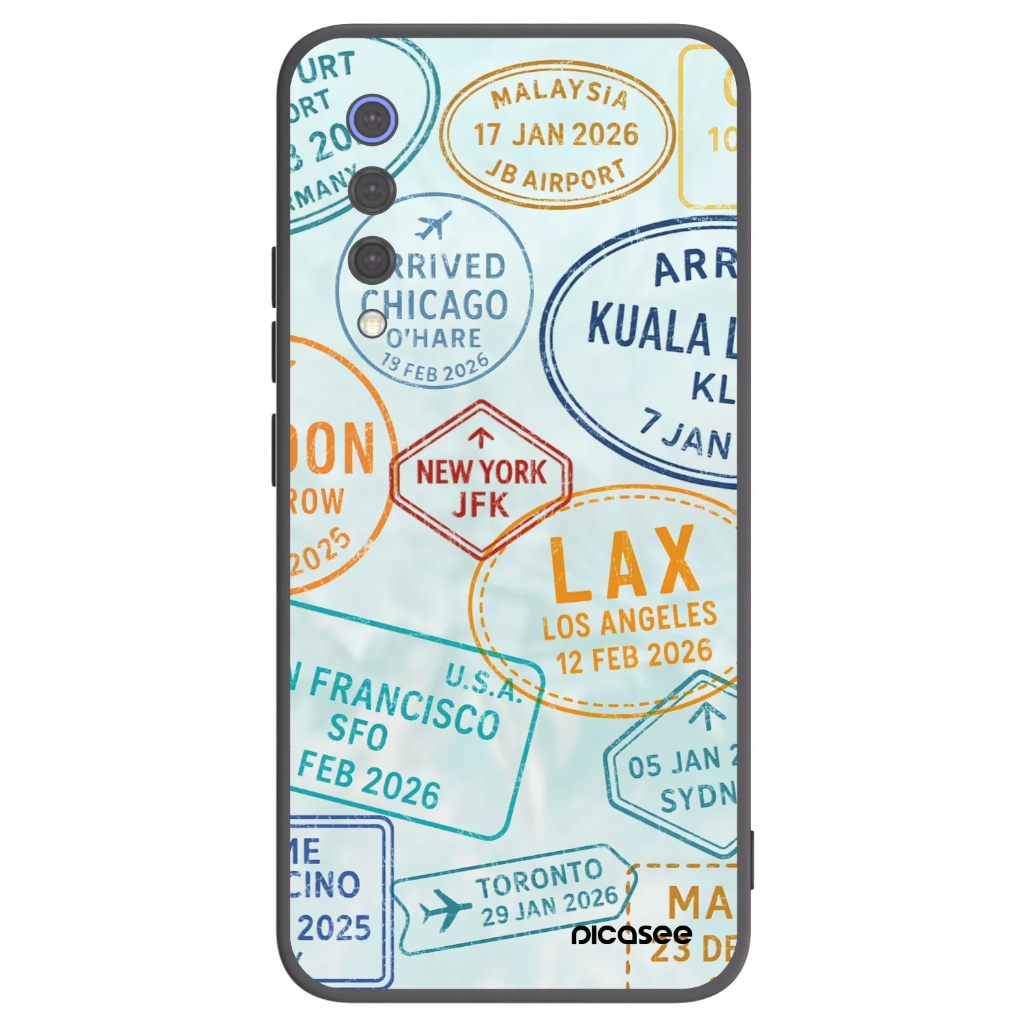 Picasee silikónový čierny obal pre Xiaomi Mi 9 SE - PASSPORT EDITION