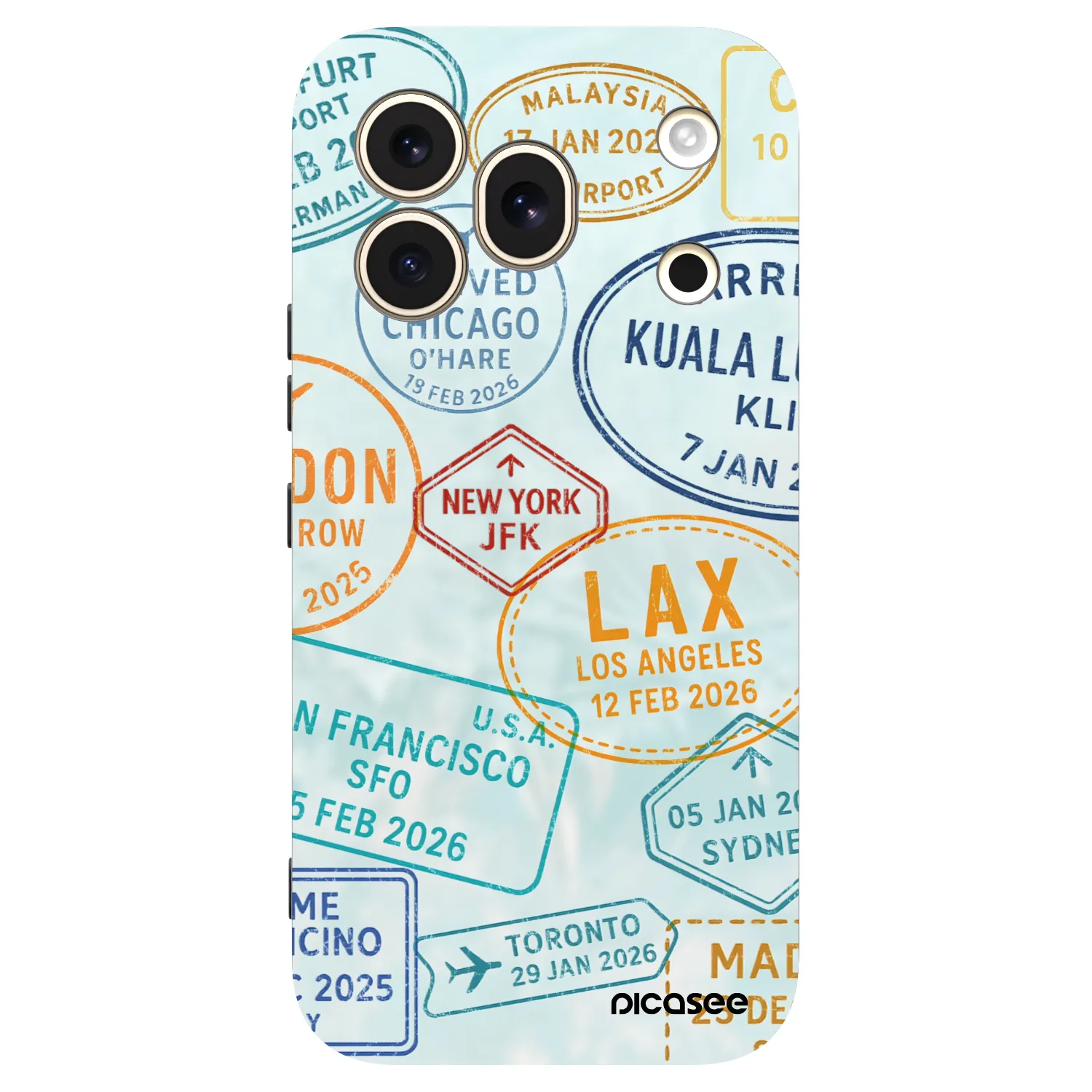 Picasee silikónový čierny obal pre Honor 600 Pro - PASSPORT EDITION