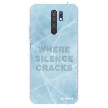 Picasee silikónový prehľadný obal pre Xiaomi Redmi 9 - SILENCE