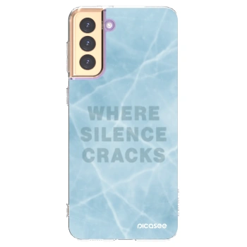 Picasee silikónový prehľadný obal pre Samsung Galaxy S21+ 5G G996F - SILENCE