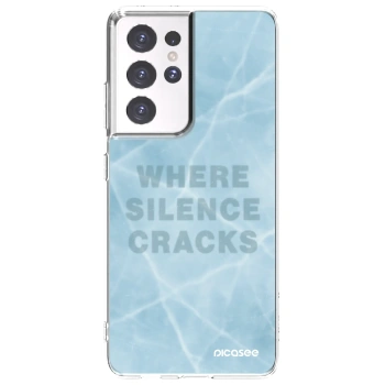 Picasee silikónový prehľadný obal pre Samsung Galaxy S21 Ultra 5G G998B - SILENCE