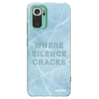 Picasee silikónový prehľadný obal pre Xiaomi Redmi Note 10 Pro - SILENCE