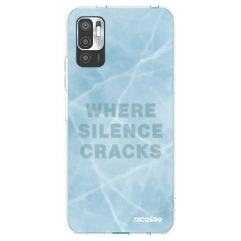 Picasee silikónový prehľadný obal pre Xiaomi Redmi Note 10 5G - SILENCE