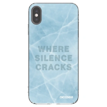 Picasee silikónový prehľadný obal pre Apple iPhone XS Max - SILENCE