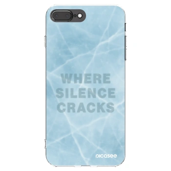 Picasee silikónový prehľadný obal pre Apple iPhone 8 Plus - SILENCE