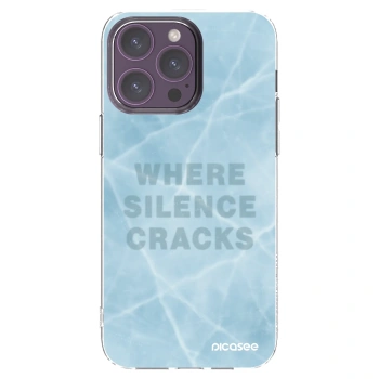 Picasee silikónový prehľadný obal pre Apple iPhone 14 Pro Max - SILENCE