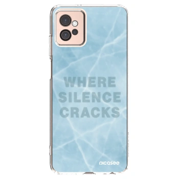 Picasee silikónový prehľadný obal pre Motorola Moto G32 - SILENCE