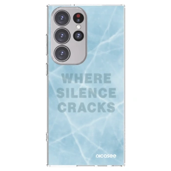 Picasee silikónový prehľadný obal pre Samsung Galaxy S23 Ultra 5G - SILENCE