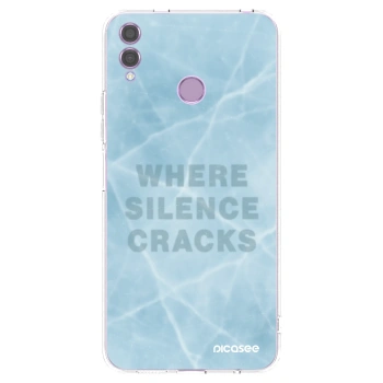 Picasee silikónový prehľadný obal pre Honor 8X - SILENCE