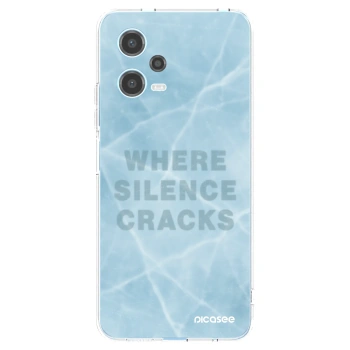 Picasee silikónový prehľadný obal pre Xiaomi Redmi Note 12 5G - SILENCE