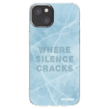 Picasee silikónový prehľadný obal pre Apple iPhone 15 Plus - SILENCE
