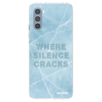 Picasee silikónový prehľadný obal pre Motorola Moto G62 - SILENCE