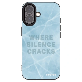 Picasee silikónový čierny obal pre Apple iPhone 16 - SILENCE