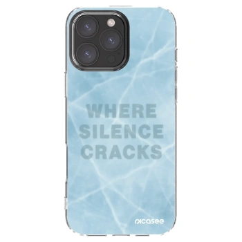 Picasee silikónový prehľadný obal pre Apple iPhone 16 Pro Max - SILENCE