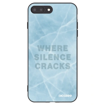 Picasee silikónový čierny obal pre Apple iPhone 8 Plus - SILENCE