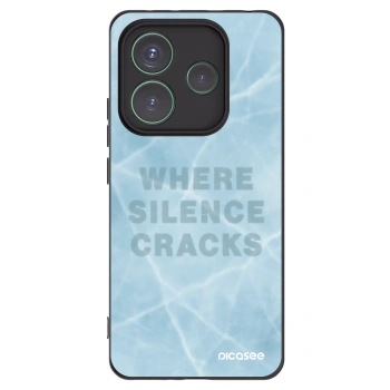 Picasee silikónový čierny obal pre Xiaomi Redmi Note 14 5G - SILENCE