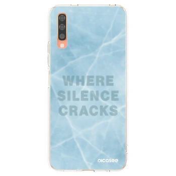 Picasee silikónový prehľadný obal pre Samsung Galaxy A70 A705F - SILENCE