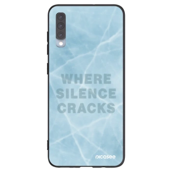 Picasee silikónový čierny obal pre Samsung Galaxy A70 A705F - SILENCE