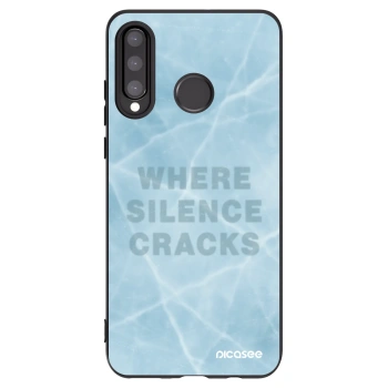 Picasee silikónový čierny obal pre Huawei P30 Lite - SILENCE