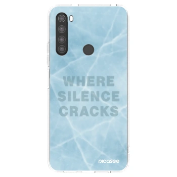 Picasee silikónový prehľadný obal pre Xiaomi Redmi Note 8 - SILENCE