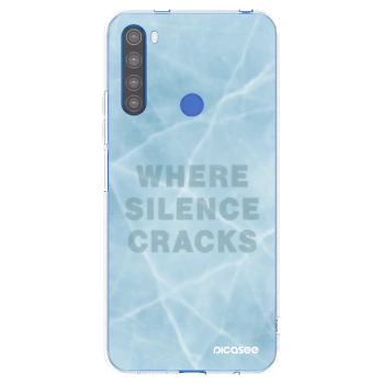 Picasee silikónový prehľadný obal pre Xiaomi Redmi Note 8T - SILENCE