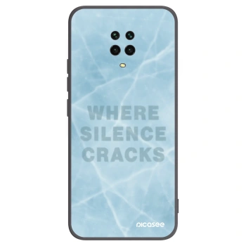 Picasee silikónový čierny obal pre Xiaomi Redmi Note 9S - SILENCE