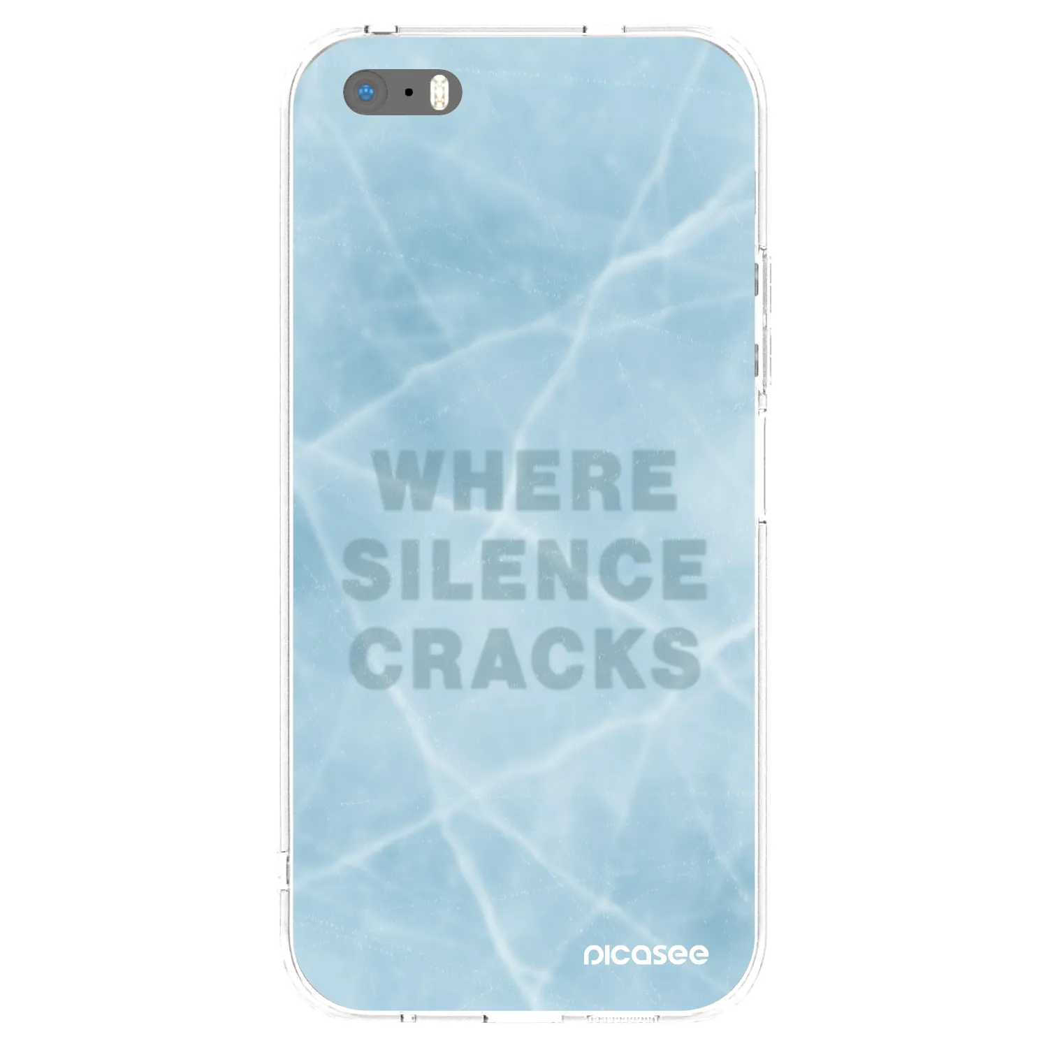 Picasee silikónový prehľadný obal pre Apple iPhone 5/5S/SE - SILENCE