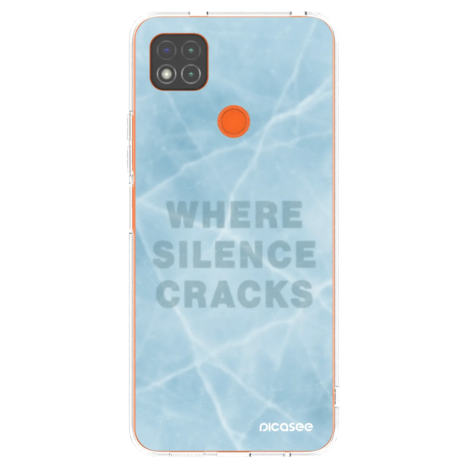 Picasee silikónový prehľadný obal pre Xiaomi Redmi 9C - SILENCE