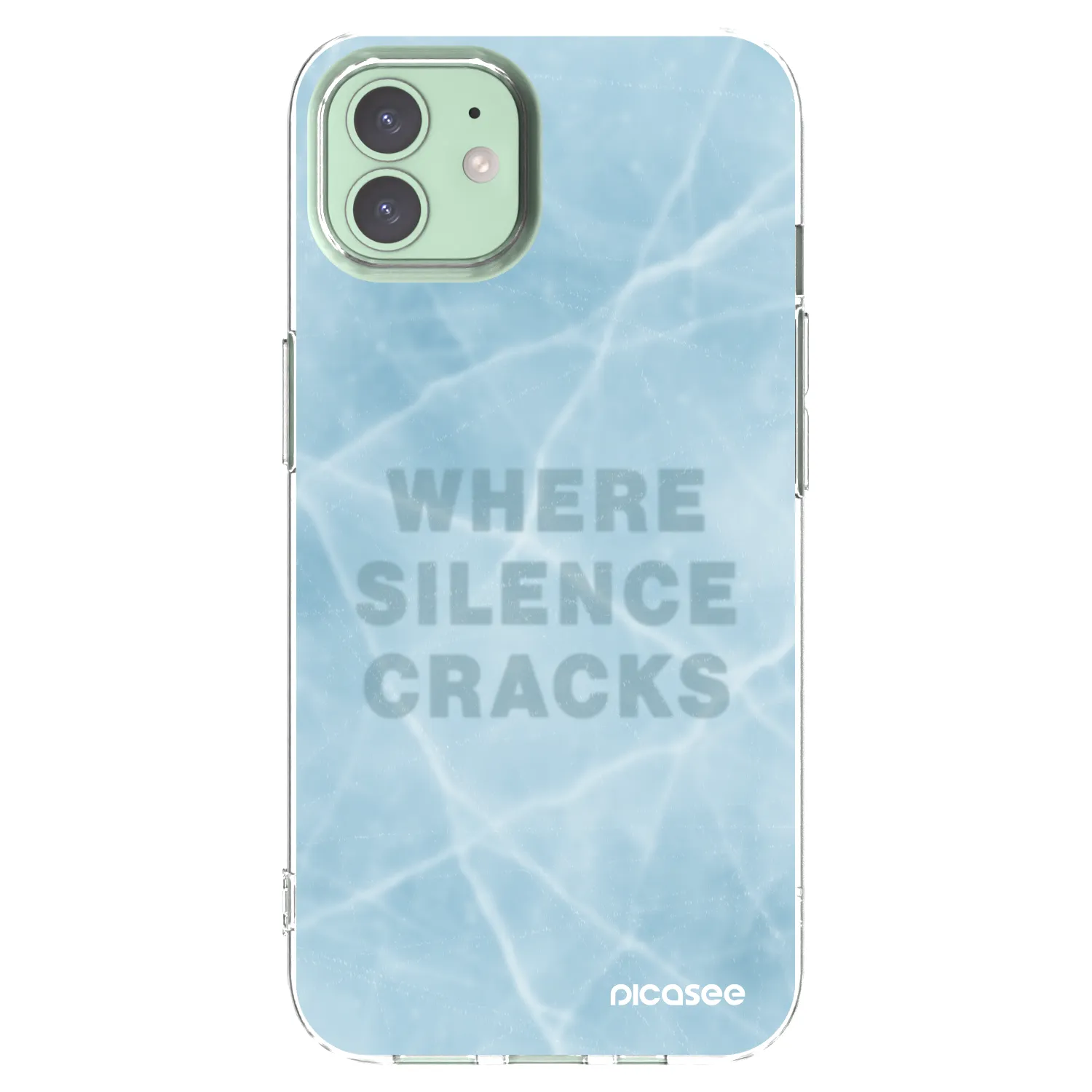 Picasee silikónový prehľadný obal pre Apple iPhone 12 - SILENCE