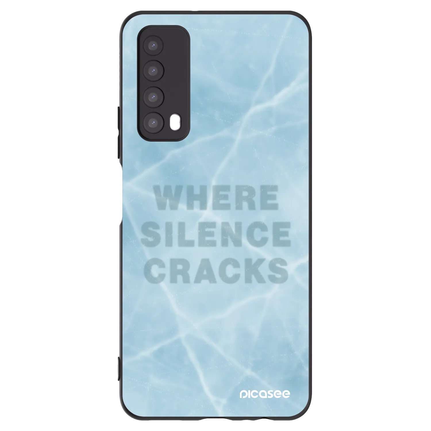 Picasee silikónový čierny obal pre Huawei P Smart 2021 - SILENCE