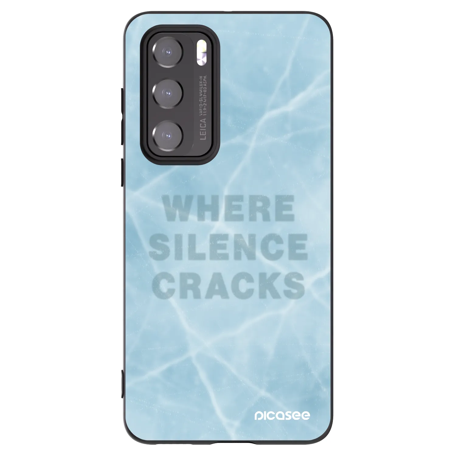 Picasee silikónový čierny obal pre Huawei P40 - SILENCE
