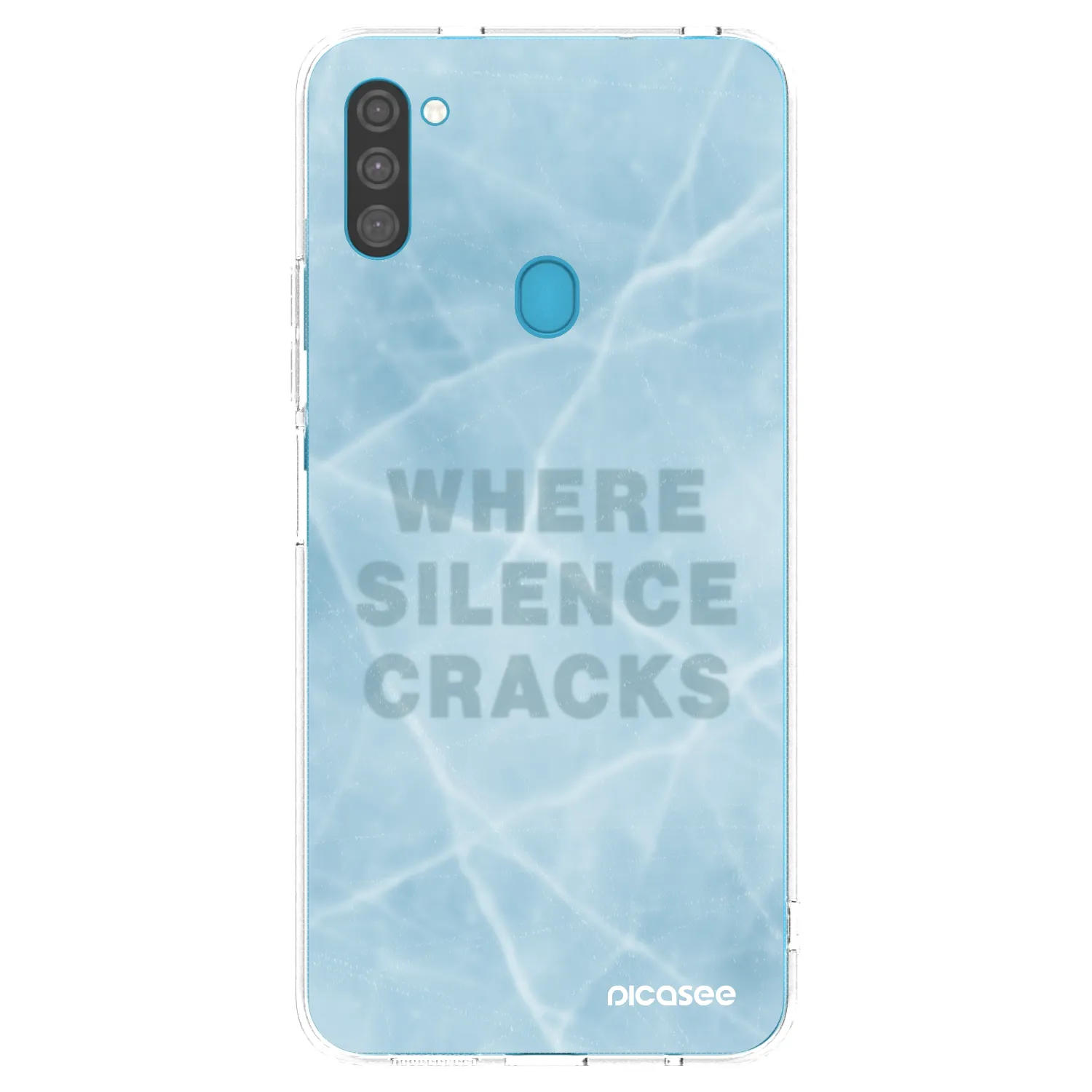 Picasee silikónový prehľadný obal pre Samsung Galaxy M11 - SILENCE