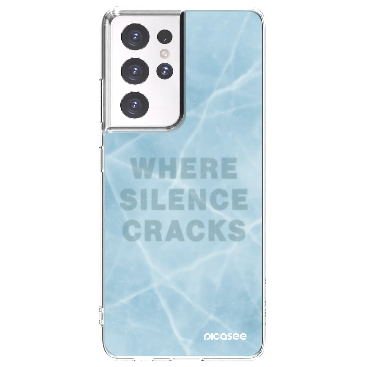 Picasee silikónový prehľadný obal pre Samsung Galaxy S21 Ultra 5G G998B - SILENCE