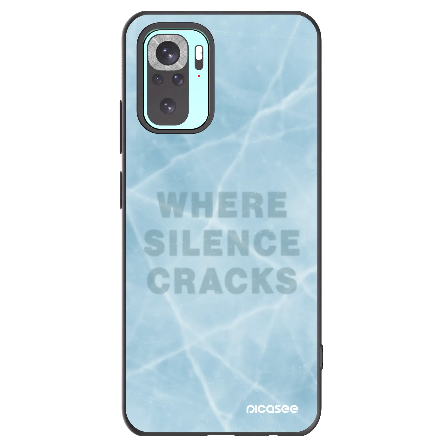 Picasee silikónový čierny obal pre Xiaomi Redmi Note 10 Pro - SILENCE