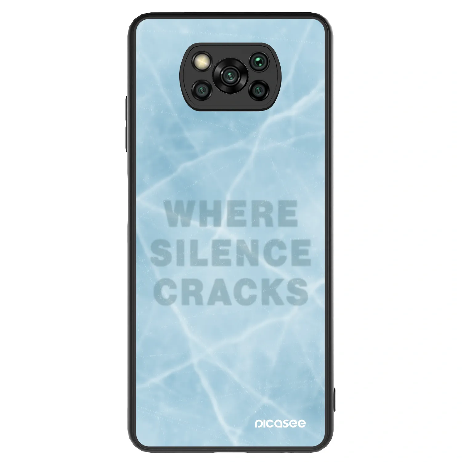 Picasee ULTIMATE CASE pro Xiaomi Poco X3 - SILENCE