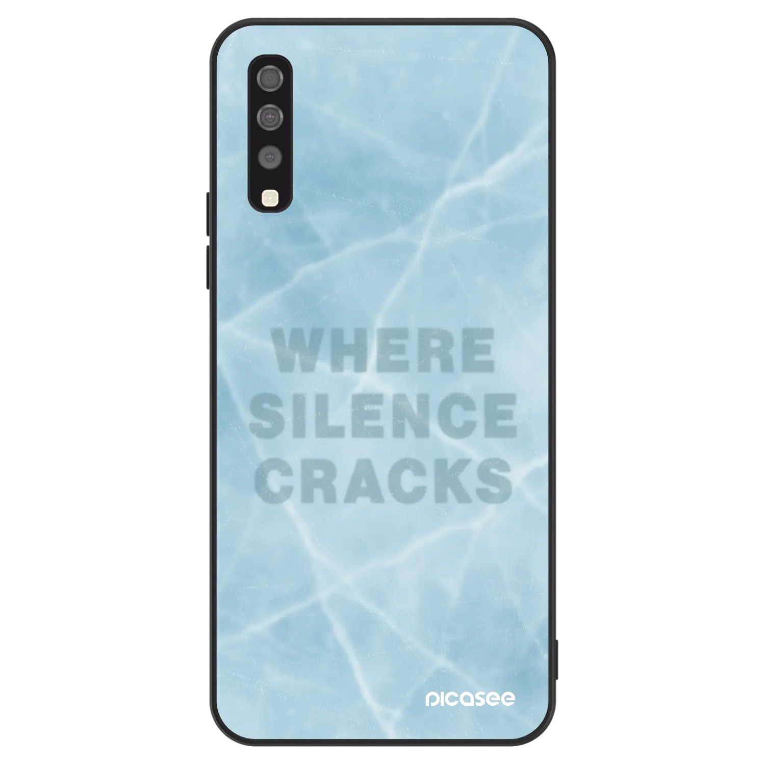 Picasee ULTIMATE CASE pro Samsung Galaxy A70 A705F - SILENCE