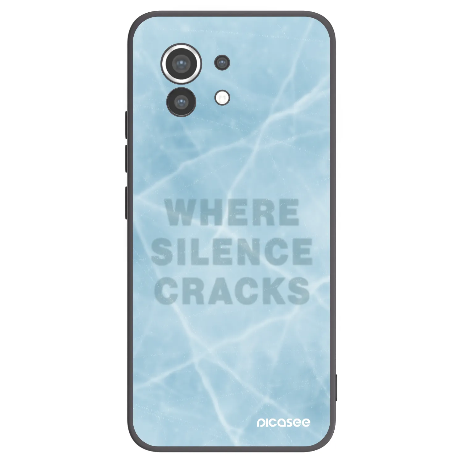 Picasee silikónový čierny obal pre Xiaomi Mi 11 - SILENCE