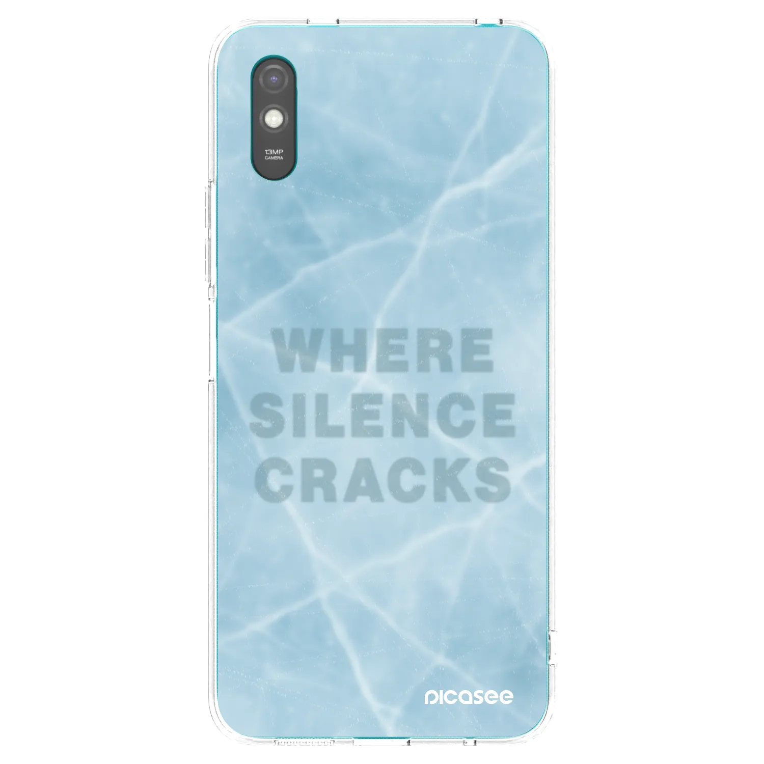 Picasee silikónový prehľadný obal pre Xiaomi Redmi 9AT - SILENCE