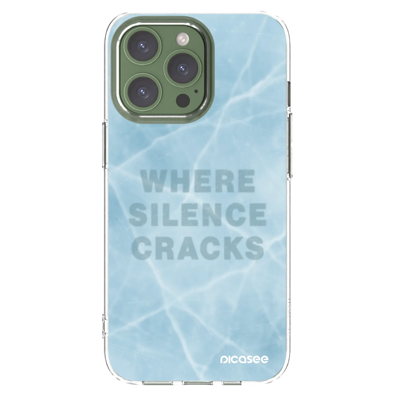 Picasee silikónový prehľadný obal pre Apple iPhone 13 Pro - SILENCE