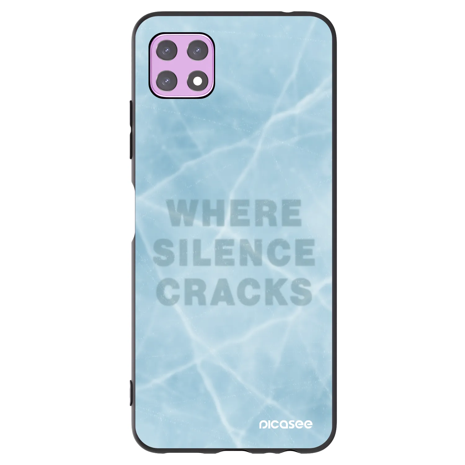 Picasee silikónový čierny obal pre Samsung Galaxy A22 A226B 5G - SILENCE