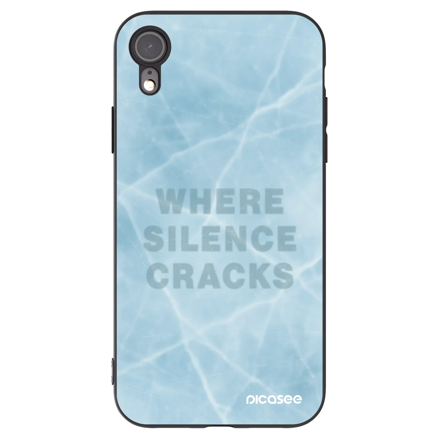 Picasee silikónový čierny obal pre Apple iPhone XR - SILENCE